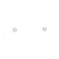 PT ソリティア ダイヤモンド ピアス 0.20CT