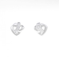 PT/K14WG ダイヤモンド イヤリング 0.18CT