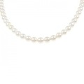 シルバークラスプ アコヤパール ネックレス 6.5-7.0mm