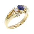 750YG サファイヤ リング 0.72CT