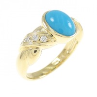 K18YG ターコイズ リング