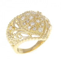 K18YG ダイヤモンド リング 0.31CT