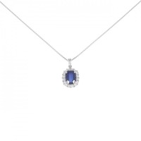 PT サファイヤ ネックレス 1.11CT