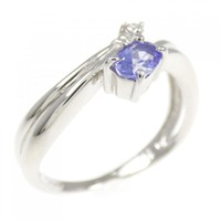 PT タンザナイト リング 0.26CT