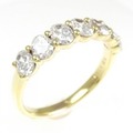 K18YG ダイヤモンド リング 1.329CT