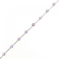 K14WG サファイヤ ブレスレット 1.45CT