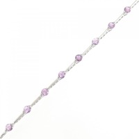 K14WG サファイヤ ブレスレット 1.45CT