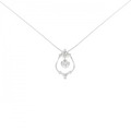 K18WG ダイヤモンド ネックレス 0.417CT