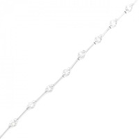 K18WG ダイヤモンド ブレスレット 1.56CT