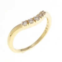 K18YG ダイヤモンド リング 0.11CT