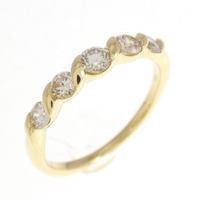 K18YG ダイヤモンド リング 0.50CT