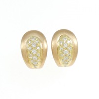 K18YG/K18PG ダイヤモンド イヤリング 0.46CT