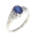 PT サファイヤ リング 0.95CT