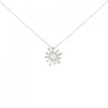PT フラワー ダイヤモンド ネックレス 0.3CT