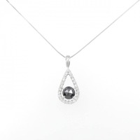 K18WG ダイヤモンド ネックレス 1.11CT