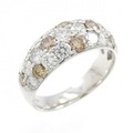 K18WG ダイヤモンド リング 2.00CT