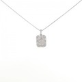 【新品】PT ダイヤモンド ネックレス 0.65CT