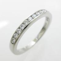 ティファニー ハーフサークル チャネルセッティング リング