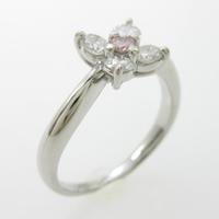 プラチナダイヤモンドリング 0．067ct・FDOP・VS140％引き