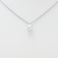 【リメイク】プラチナダイヤモンドネックレス 0．739ct・E・SI1・GOOD