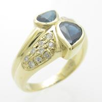 K18YG サファイヤリング