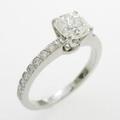 ティファニー ノヴォ リング 0．75ct・H・VS1・クッションカット