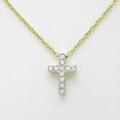 ポメラート クロス ダイヤモンドネックレス