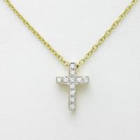 ポメラート クロス ダイヤモンドネックレス