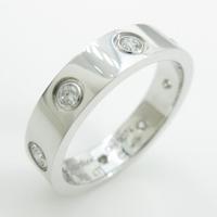 カルティエ ミニラブリング フルダイヤ リング