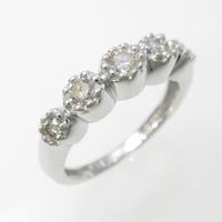 K18WG ダイヤモンドリング20％引き