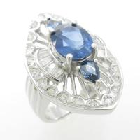 K18WG サファイヤリング