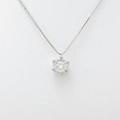 【新品】プラチナダイヤモンドネックレス 0．262ct・F・SI2・GOOD