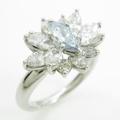 プラチナダイヤモンドリング 0．528ct・FLB・VS1・マーキスカット