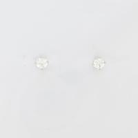 ティファニー ソリティア ピアス 0．19ct・0．19ct・H・VS2・EXCELLENT