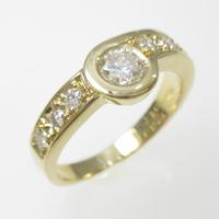 750YG ダイヤモンドリング20％引き