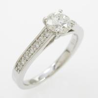 【リメイク】プラチナダイヤモンドリング 0．568ct・I・SI1・VERYGOOD