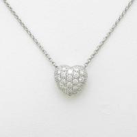 PT パヴェ ハート ダイヤモンドネックレス10％引き