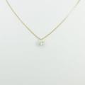 【リメイク】K18YG ダイヤモンドネックレス 0．301ct・H・SI2・GOOD