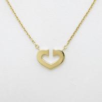 カルティエ Cハート ネックレス