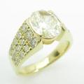 K18YG ダイヤモンドリング 1．507ct・M・SI1・オーバルカット10％引き