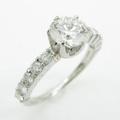 プラチナダイヤモンドリング 0．781ct・H・SI2・EXT