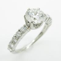 プラチナダイヤモンドリング 0．781ct・H・SI2・EXT