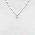 【リメイク】プラチナダイヤモンドネックレス 0．631ct・H・I1・GOOD20％引き