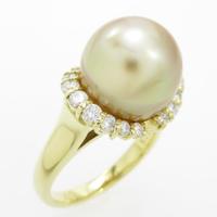 K18YG シロチョウパールリング10％引き