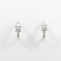 K18WG ダイヤモンドピアス20％引き