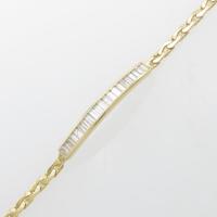 K18YG ダイヤモンドブレスレット10％引き