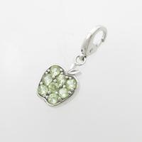 ポンテヴェキオ アップル ペリドット チャーム