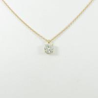 【リメイク】K18YG ダイヤモンドネックレス 0．309ct・I・I1・VERYGOOD