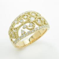 【リメイク】K18YG ダイヤモンドリング