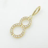 ハリーウィンストン チャームバイハリーウィンストン ラッキー8 ペンダント